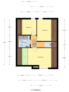 Plattegrond foto 2 Beethovenlaan 5 - Nijverdal – Plattegrond 2
