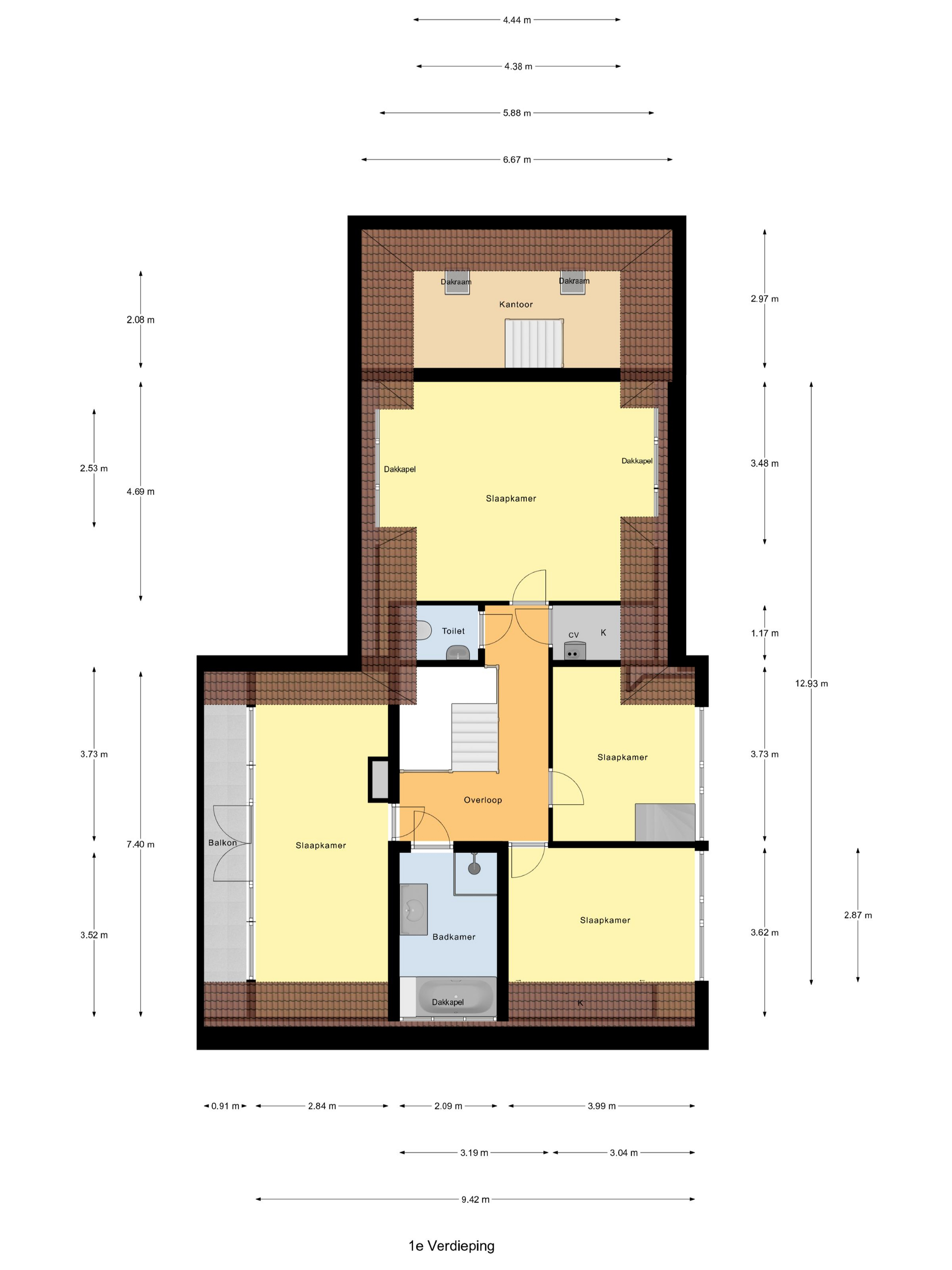 Plattegrond foto 2 Noordelijke Hoofddijk 4 - Nijverdal – Plattegrond 2