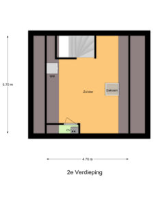 Plattegrond foto 4 Kappertskaamp 33a - Haarle – Plattegrond 5