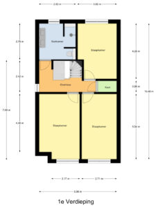 Plattegrond foto 2 Lupinelaan 61 - Nijverdal – Plattegrond 2