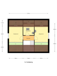 Plattegrond foto 2 Rijssensestraat 98 - Nijverdal – Plattegrond 3