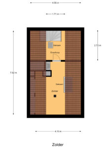 Plattegrond foto 4 de Joncheerelaan 60 - Nijverdal – Plattegrond 6