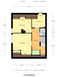 Plattegrond foto 2 Dillenburgstraat 20 - Nijverdal – Plattegrond 4