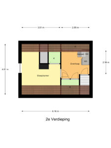 Plattegrond foto 4 Dillenburgstraat 20 - Nijverdal – Plattegrond 6