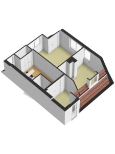 Plattegrond foto 3 Dillenburgstraat 20 - Nijverdal – Plattegrond 3