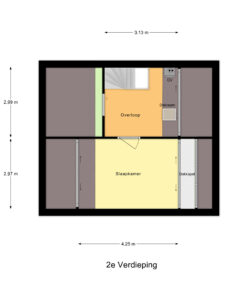 Plattegrond foto 4 Willem Kloosstraat 17 - Nijverdal – Plattegrond 6