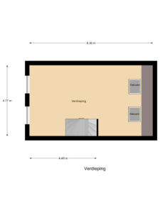 Plattegrond foto 2 Kruidenlaan 17 - Nijverdal – Plattegrond 3