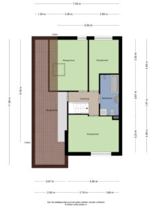 Plattegrond foto 1 Pijlkruid 9 - Nijverdal – Plattegrond 2