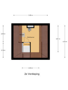 Plattegrond foto 4 Frederik Hendrikstraat 2a - Nijverdal – Plattegrond 7