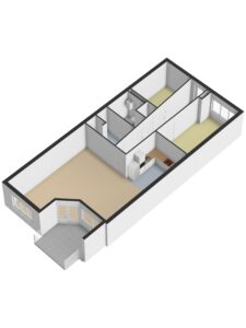 Plattegrond foto 1 Grotestraat 130-03 - Nijverdal – Plattegrond 3
