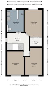 Plattegrond foto 3 Roseweert 8 - Luttenberg – Plattegrond 2