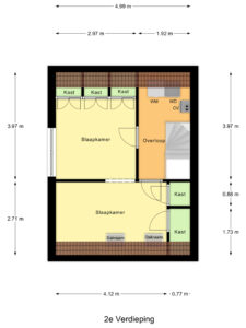 Plattegrond foto 4 Kruidenlaan 124 - Nijverdal – Plattegrond 5