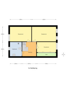 Plattegrond foto 2 Anemoon 19 - Nijverdal – Plattegrond 2