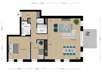 Plattegrond foto 0 Dorpsstraat 21-101 - Hellendoorn – Plattegrond