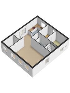 Plattegrond foto 1 Smidsweg 24 - Nijverdal – Plattegrond 2