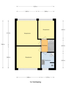 Plattegrond foto 2 Merelweg 40 - Nijverdal – Plattegrond 2