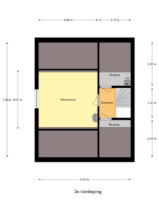Plattegrond foto 4 Merelweg 40 - Nijverdal – Plattegrond 5