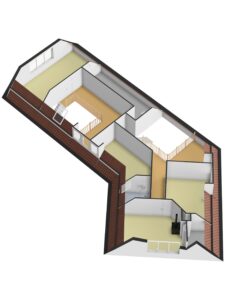 Plattegrond foto 3 't Capittelgoed 10 - Nijverdal – Plattegrond