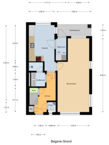 Plattegrond foto 0 Koestraat 15a - Hellendoorn – Plattegrond