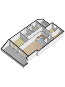 Plattegrond foto 1 Rijssensestraat 51c - Nijverdal – Plattegrond 2